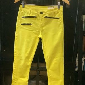 Rag and bone bright yellow denim jeans